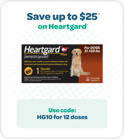 Save up to $25 on Heartgard